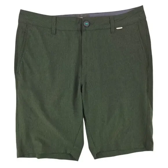 Linksoul| Dark Green 10" Boardwalker AC Hybrid Shorts | Size 32 - Picture 1 of 5